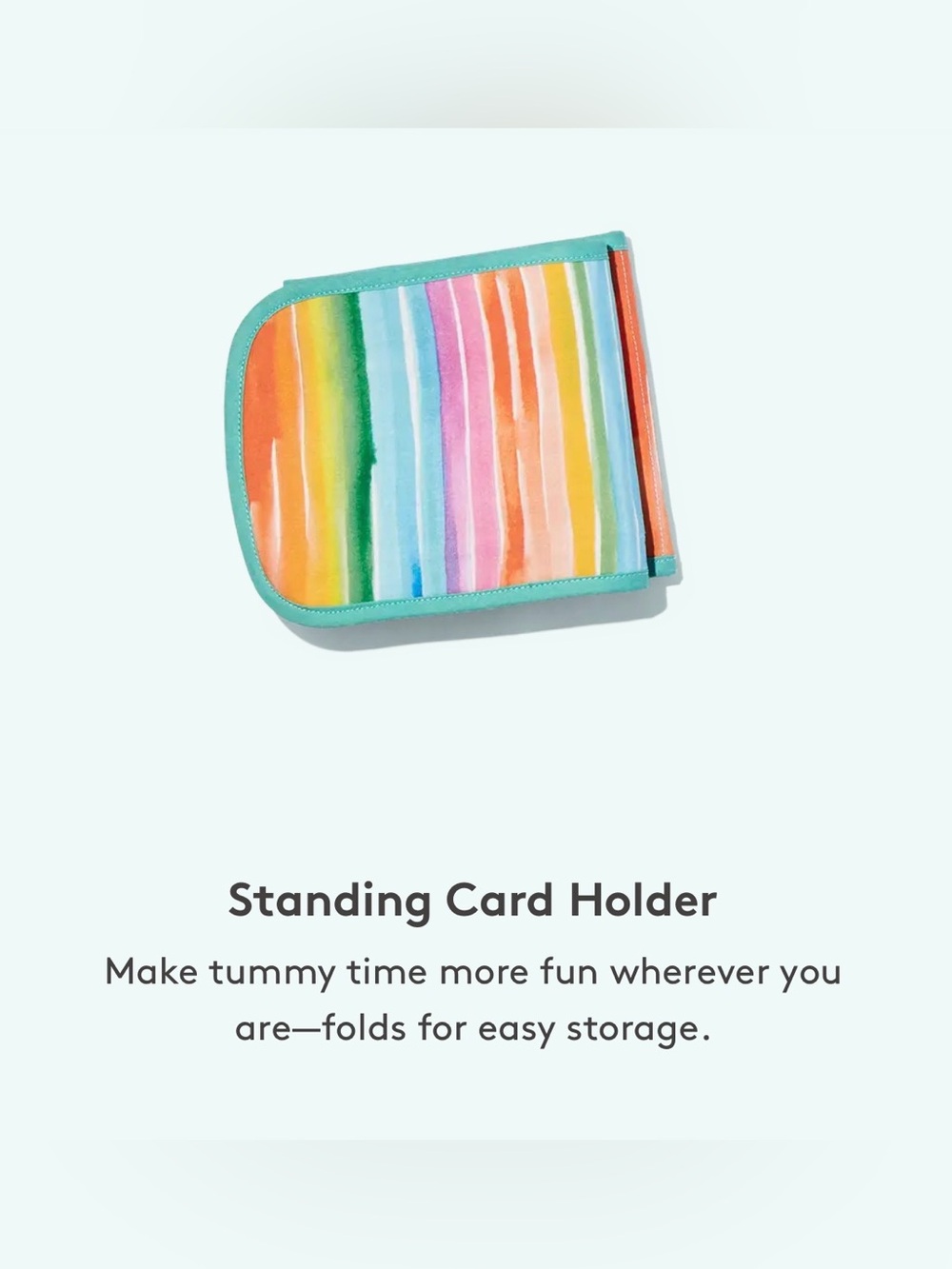 Lovevery Standing Card Holder with Mirror Card